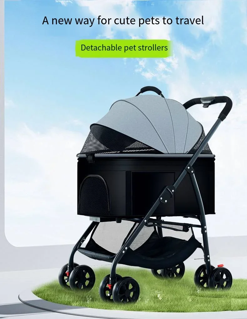 Pet Car Strollers Lightweight Foldable Specifically Designed for Walking Dogs Infants Medium-sized Small Dogs Cats Outdoor