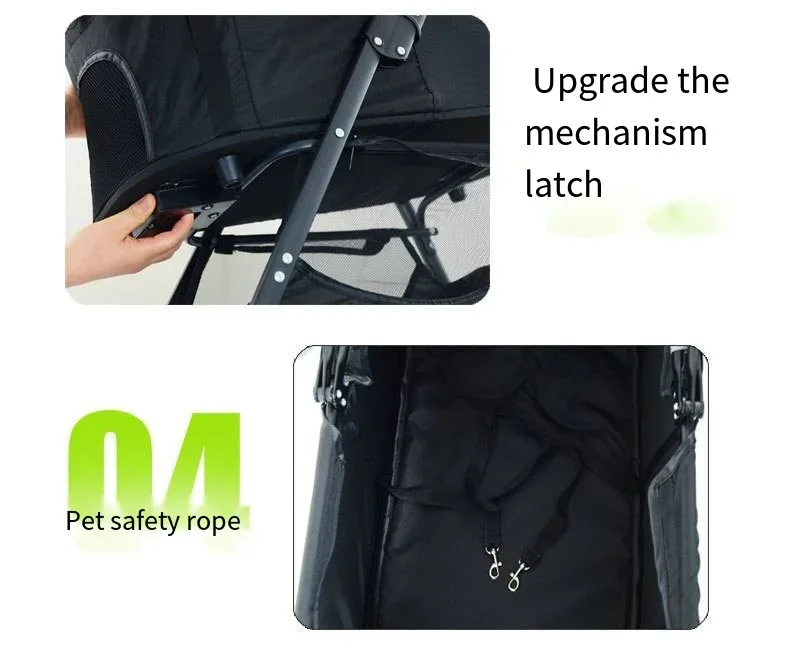 Pet Car Strollers Lightweight Foldable Specifically Designed for Walking Dogs Infants Medium-sized Small Dogs Cats Outdoor