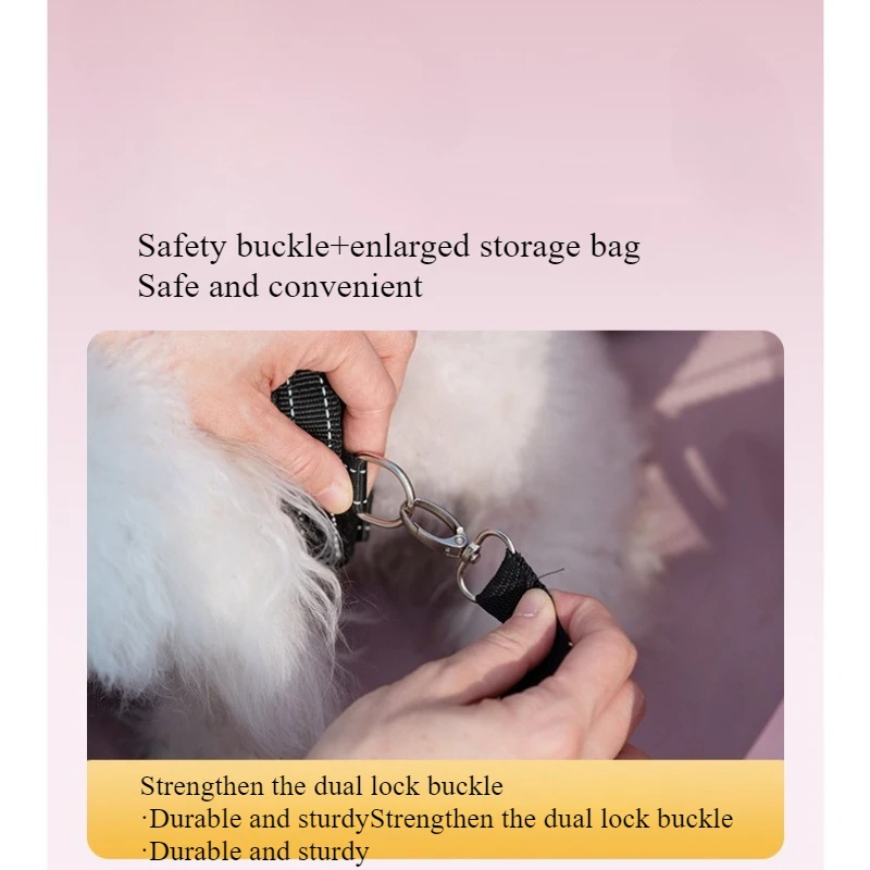 Small Pet Stroller Puppy and Cat Baby Stroller Small Pet Car for Outings Lightweight and Foldable Outdoor Shopping