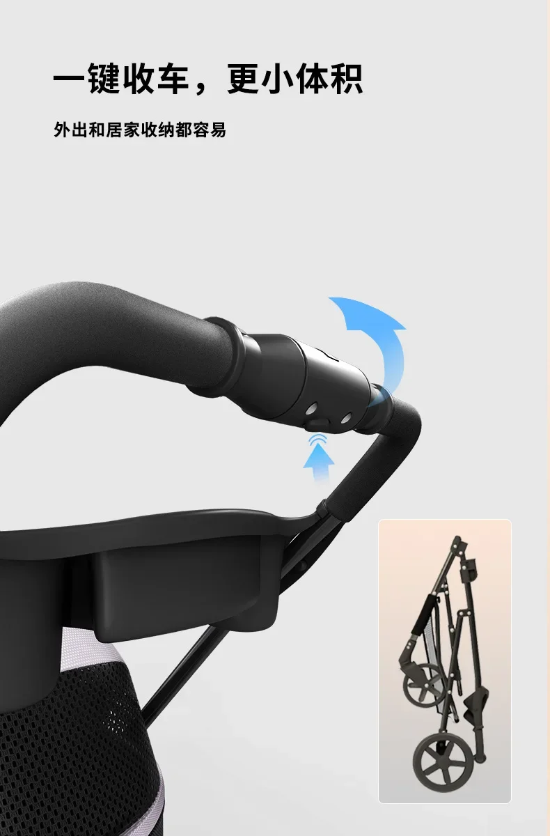 Pet Cart Lightweight Folding Cat Cart Dog Out Stroller Cat Stroller Dog Trolley Pet Products