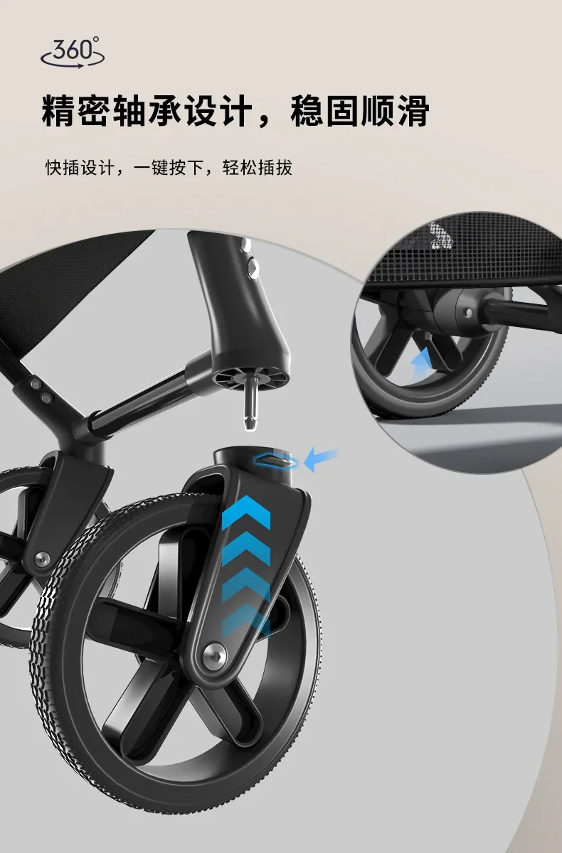 Pet Cart Lightweight Folding Cat Cart Dog Out Stroller Cat Stroller Dog Trolley Pet Products