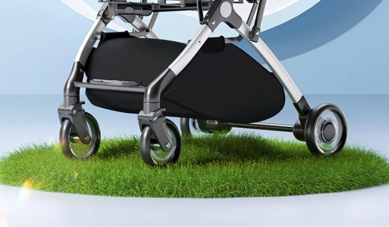 Small Medium Pet Stroller Lightweight Foldable Dog Cat Carrier with Shock Absorption Aluminum Alloy Frame Коляска Для Собак