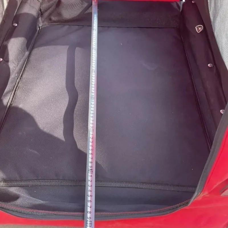 Folding Bicycle Trailer Pet Carriers Stroller Disability Senility Pet Cats Portable Outdoors Travel Wheel Cars Cat Supplies