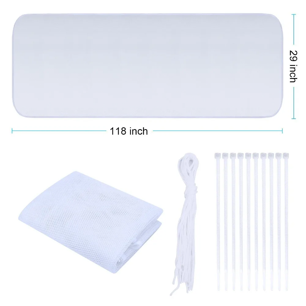 2M/3M Children Safety Protective Net Durable Fine Mesh Kids Stairs Safety Net Multipurpose Cat Pet Safe Fence Net