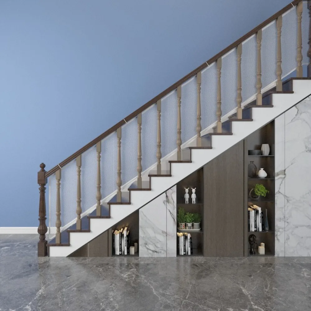 2M/3M Children Safety Protective Net Durable Fine Mesh Kids Stairs Safety Net Multipurpose Cat Pet Safe Fence Net