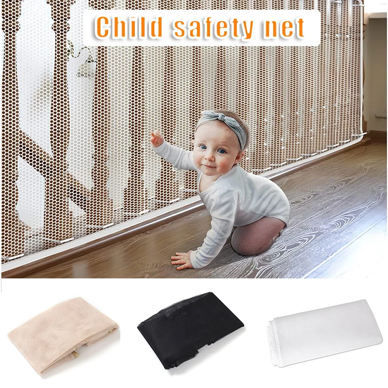 300x77cm Children Safety Netting Durable Kids Stairs Safety Net Home Balcony Window Staircase Protection Cat Pet Safe Fence Net
