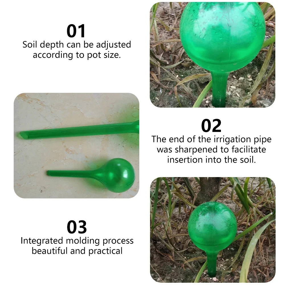 Automatic Plant Watering Bulbs Self Watering Globes Plastic Balls Garden Plant Water Device Drip Irrigation System Watering Bulb