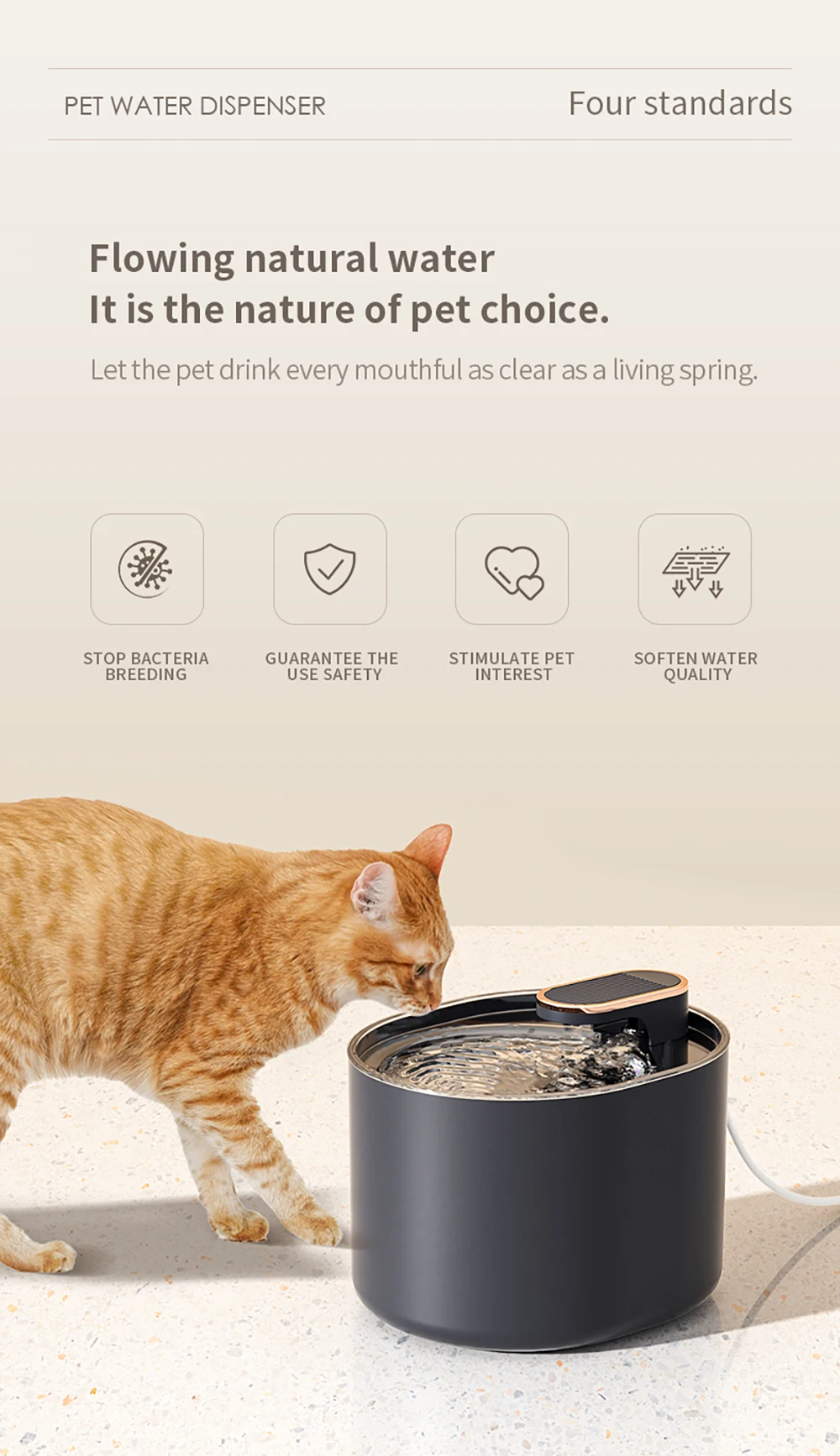 3L Pet Automatic Water Fountain With LED Light Ultra Silent Pet Drinking Water Fountain USB Cats Electric Mute Pet Water Feeder