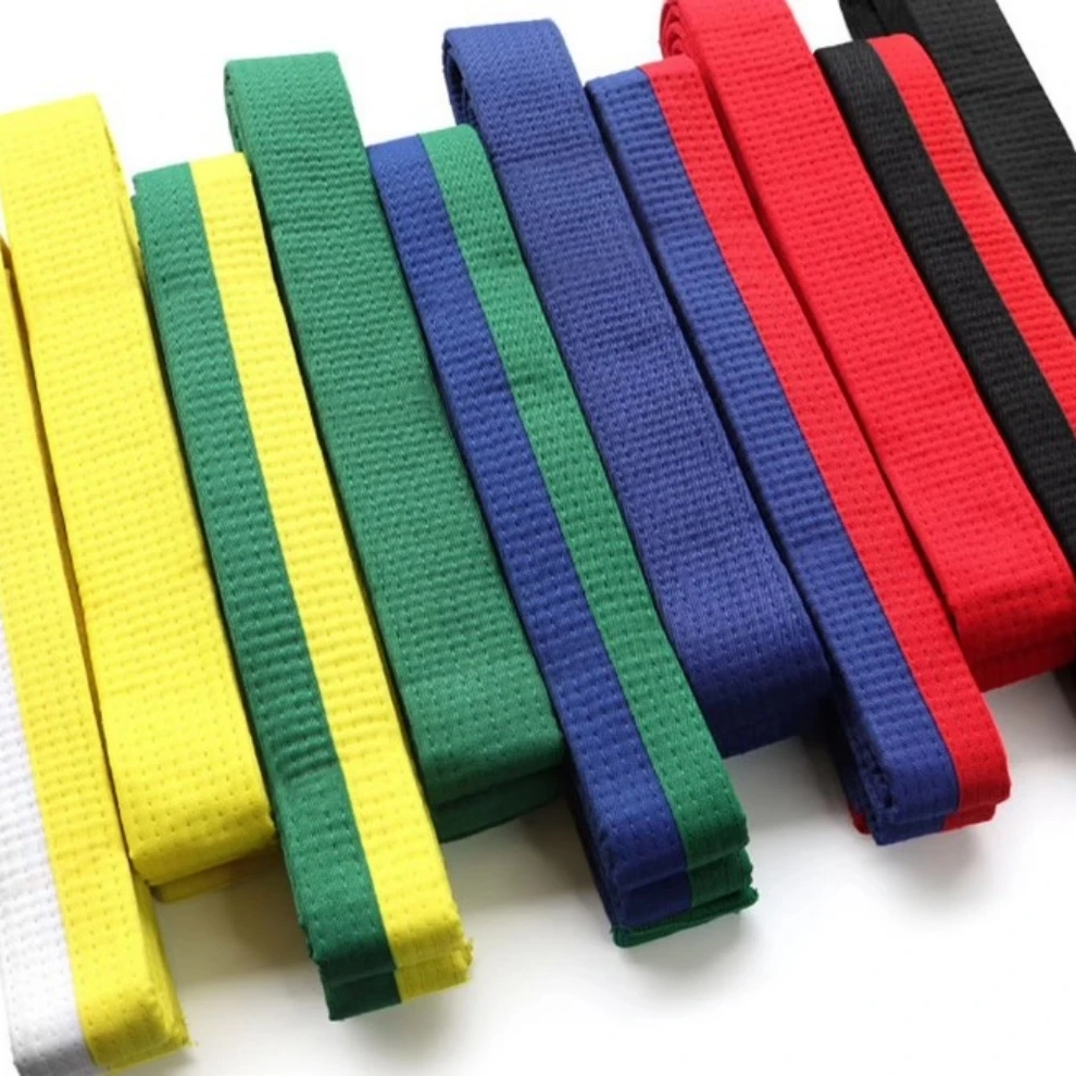 160cm-320cm Mutlicolors Taekwondo Belts Kids Adults Karate Belt Ribbon Waistband Martial Arts Judo Black Brown Purple Orange