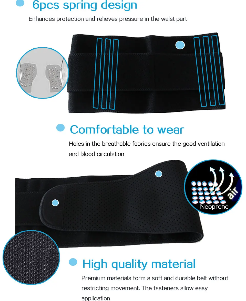 Udoarts Adjustable Waist Support Belt