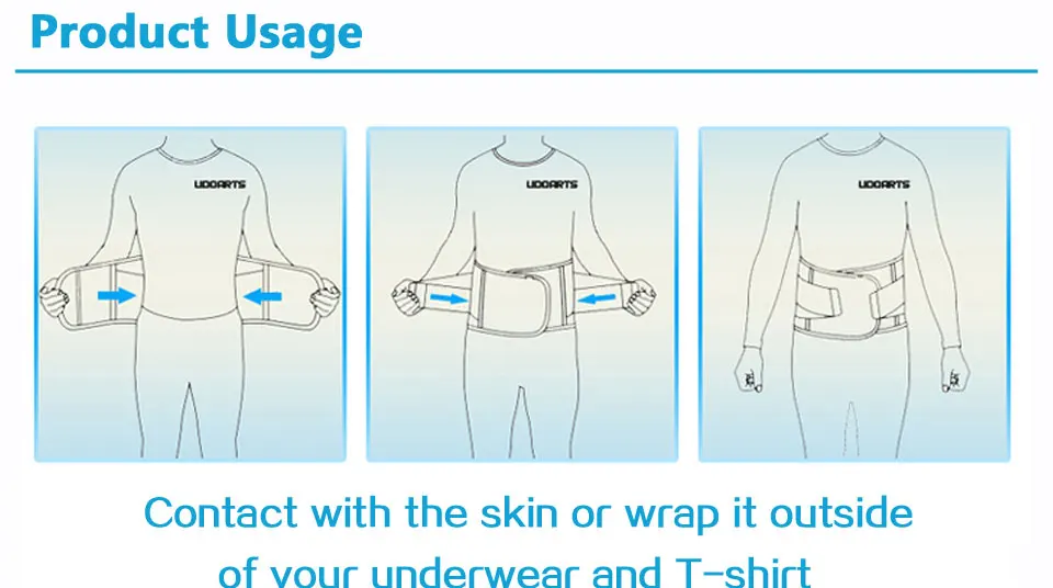 Udoarts Adjustable Waist Support Belt