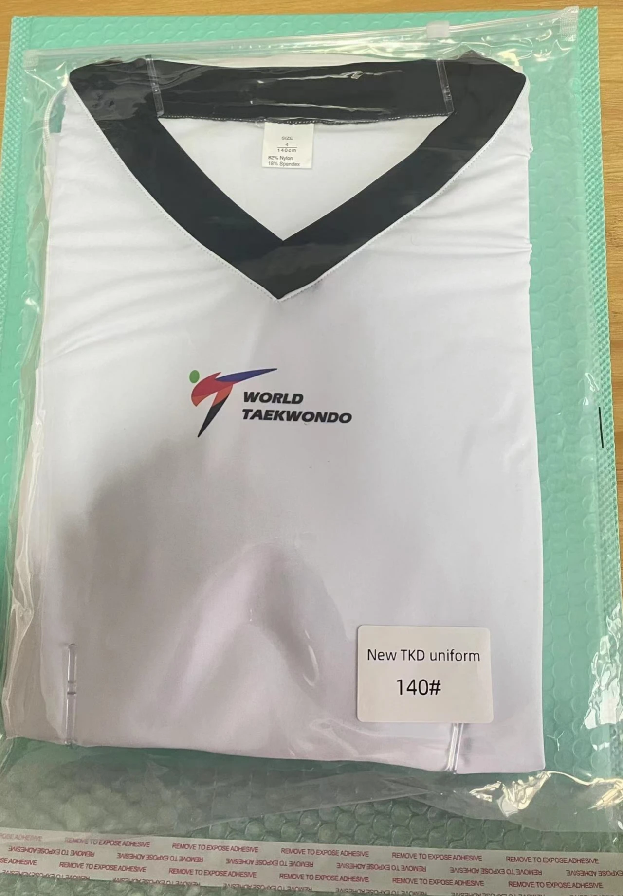 2025 New Style Taekwondo Uniform Tight-fitting Stretch Quick-drying Unisex Competition Suit Combat Dobok Customize Logo White