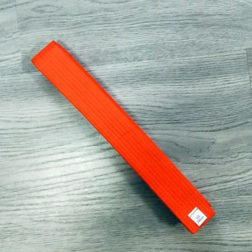 Cotton Taekwondo Belt 2.2/2.8M Black/Red/Green/Yellow Colored Ranking Belts Colorful Uniform udo Jiu jitsu Standard Tapes Judo