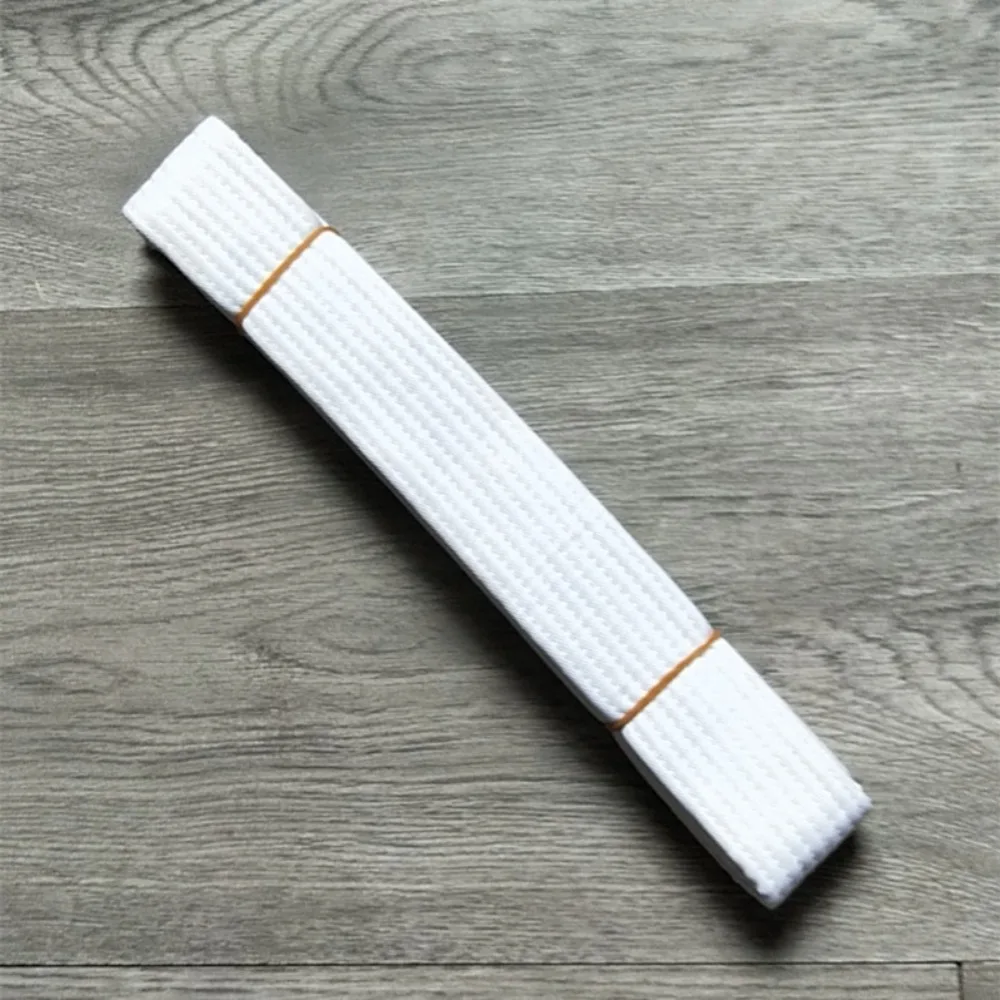 Cotton Taekwondo Belt 2.2/2.8M Black/Red/Green/Yellow Colored Ranking Belts Colorful Uniform udo Jiu jitsu Standard Tapes Judo