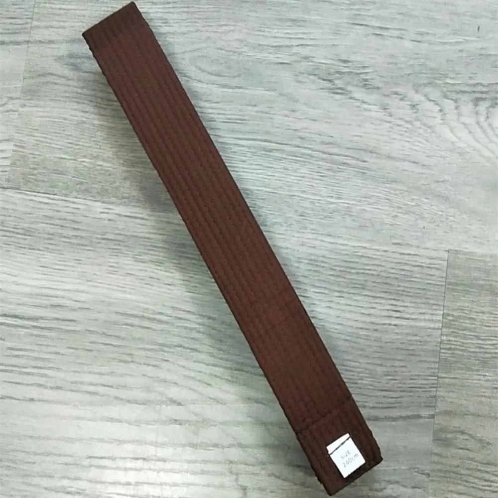 Cotton Taekwondo Belt 2.2/2.8M Black/Red/Green/Yellow Colored Ranking Belts Colorful Uniform udo Jiu jitsu Standard Tapes Judo