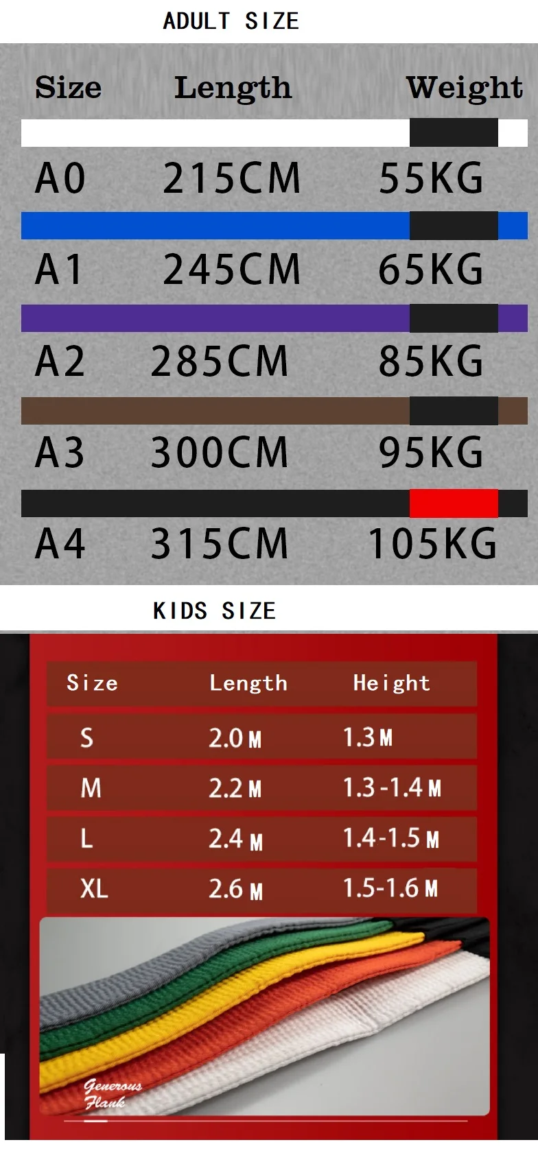 New Sports Jiu Jitsu Brazilian JiuJitsu Belt Youth BJJ Gi For Kids With Ranking Stripes Martial Arts Belts