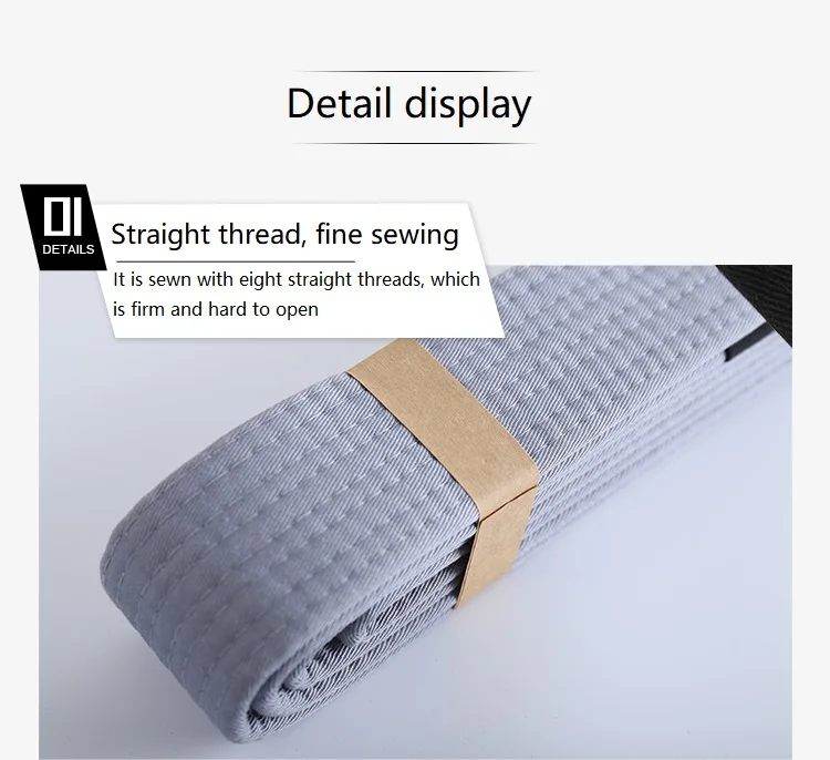 New Sports Jiu Jitsu Brazilian JiuJitsu Belt Youth BJJ Gi For Kids With Ranking Stripes Martial Arts Belts