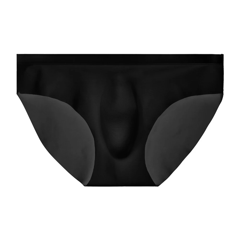 Breathable Panties Ice Silk Briefs Everyday Comfort Soft Fabric Men Underwear Panties Classic Style Comfortable Fit Pouch Style