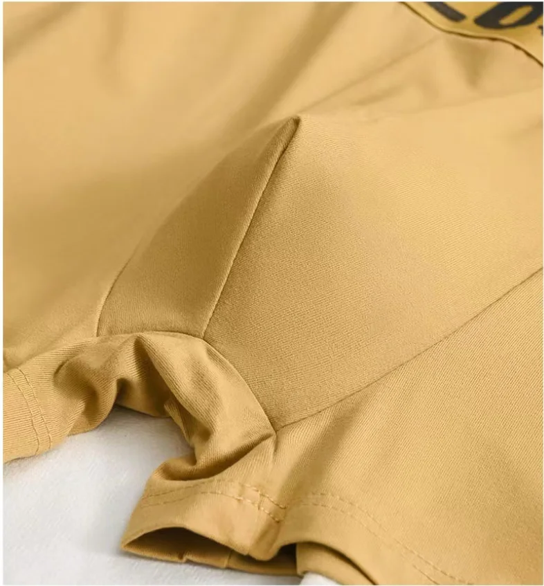 5PCS Boxer Panties Men Letter Underwear Trunks Sexy Underpant Comfortable Breathable Soft Cotton Panties Boxer Shorts Plus Size