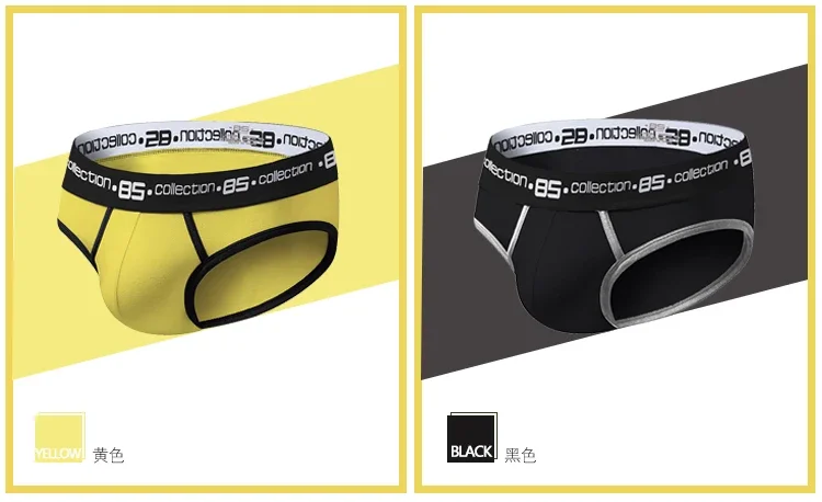 Sexy Men's Underwear Fashion Cotton Briefs Comfortable Male Jockstrap Under Wear Underpants for Men 0850