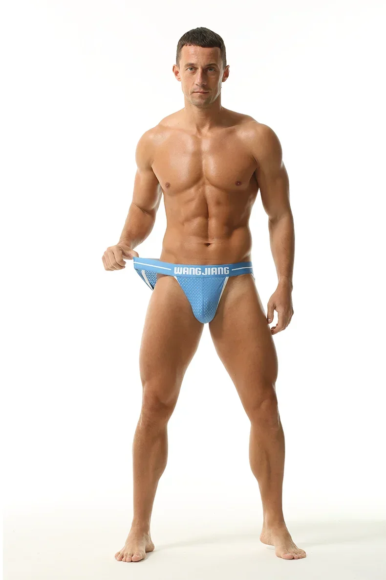 Men'S Soft Briefs Underpants Mesh Underwear Breathable Boxer Panties Tanga Hombre