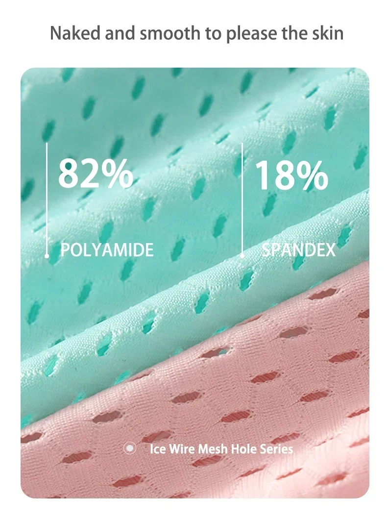 Men'S Soft Briefs Underpants Mesh Underwear Breathable Boxer Panties Tanga Hombre