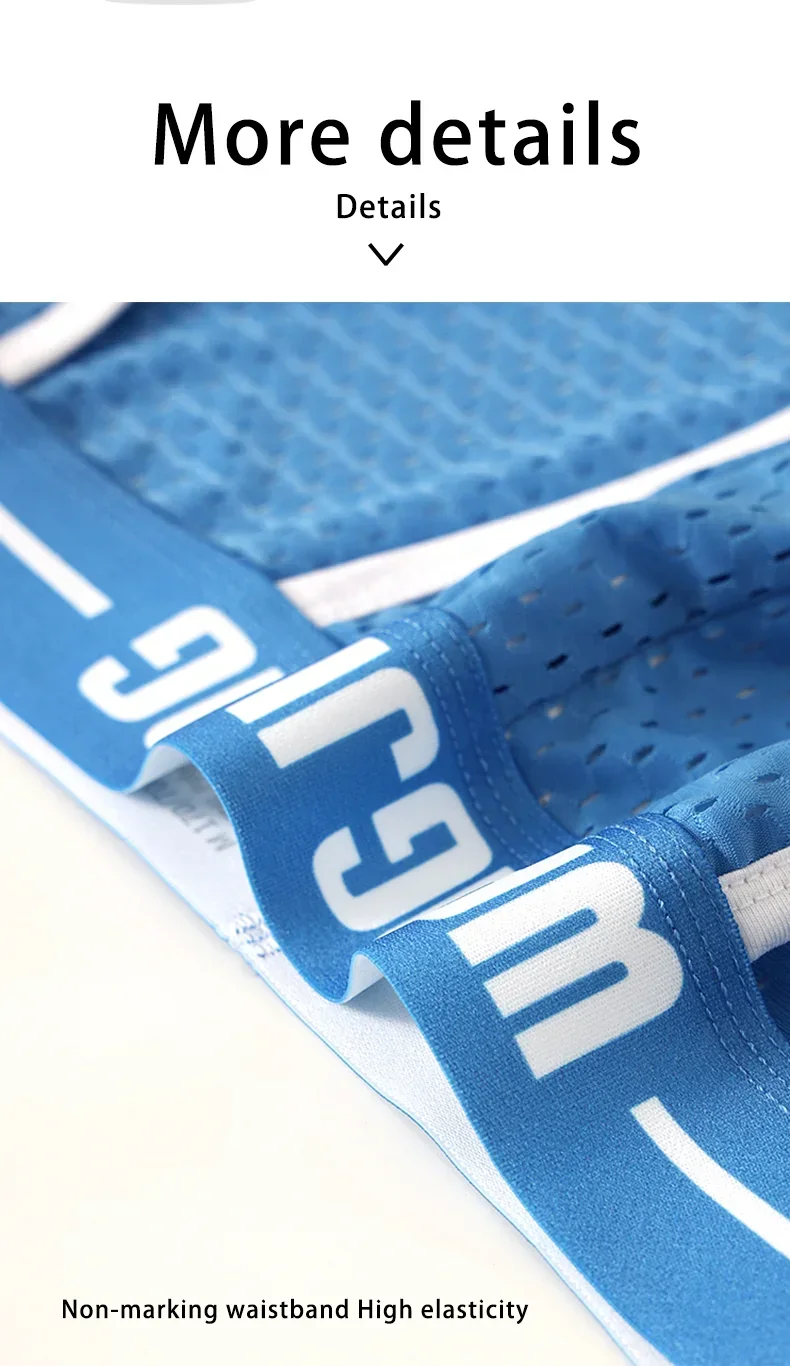 Men'S Soft Briefs Underpants Mesh Underwear Breathable Boxer Panties Tanga Hombre