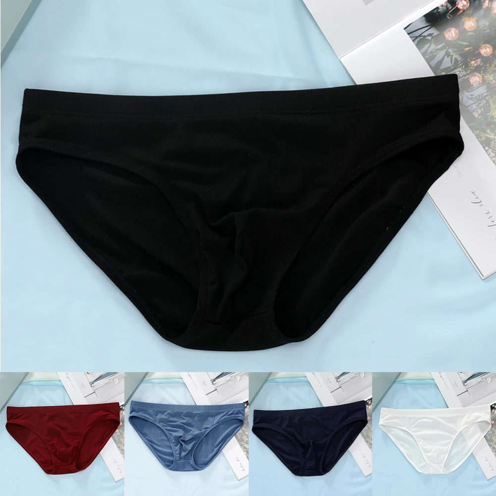Ribbed Underpants Breathable Briefs For Comfort Classic Style Comfort Fit Multiple Sizes New Condition Soft Material