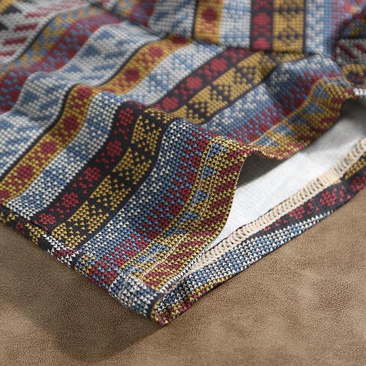 retro printed ethnic style underwear man Comfortable breathable antibacterial Underpants personalized printed boxer shorts men