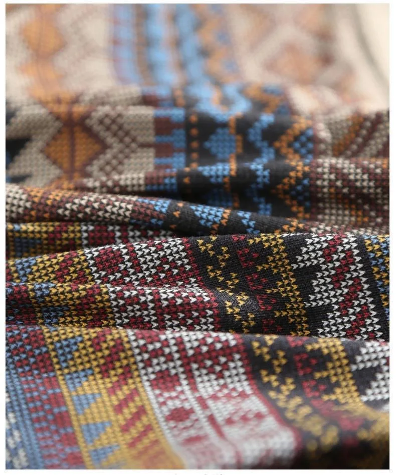 retro printed ethnic style underwear man Comfortable breathable antibacterial Underpants personalized printed boxer shorts men