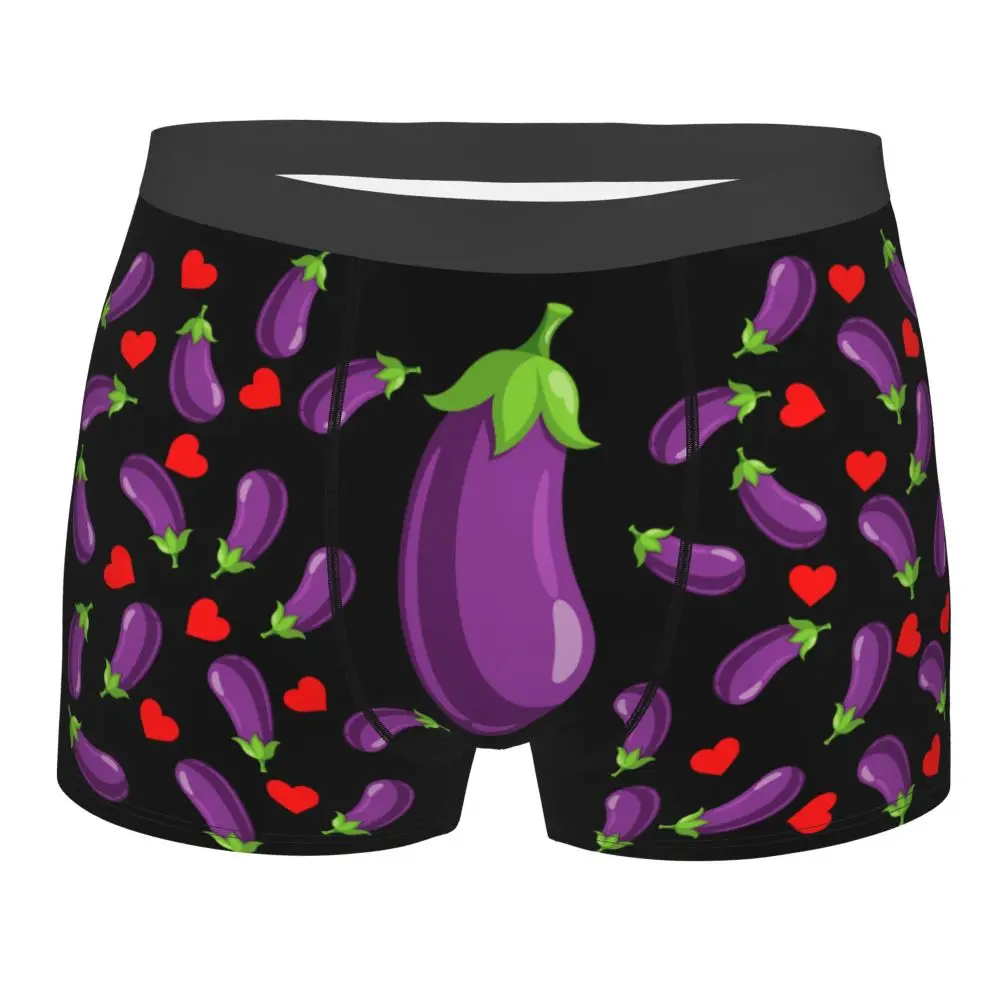 Custom Carrot With Hearts Underwear Men Printed Personalized Custom Boxer Briefs Shorts Panties Breathable Underpants