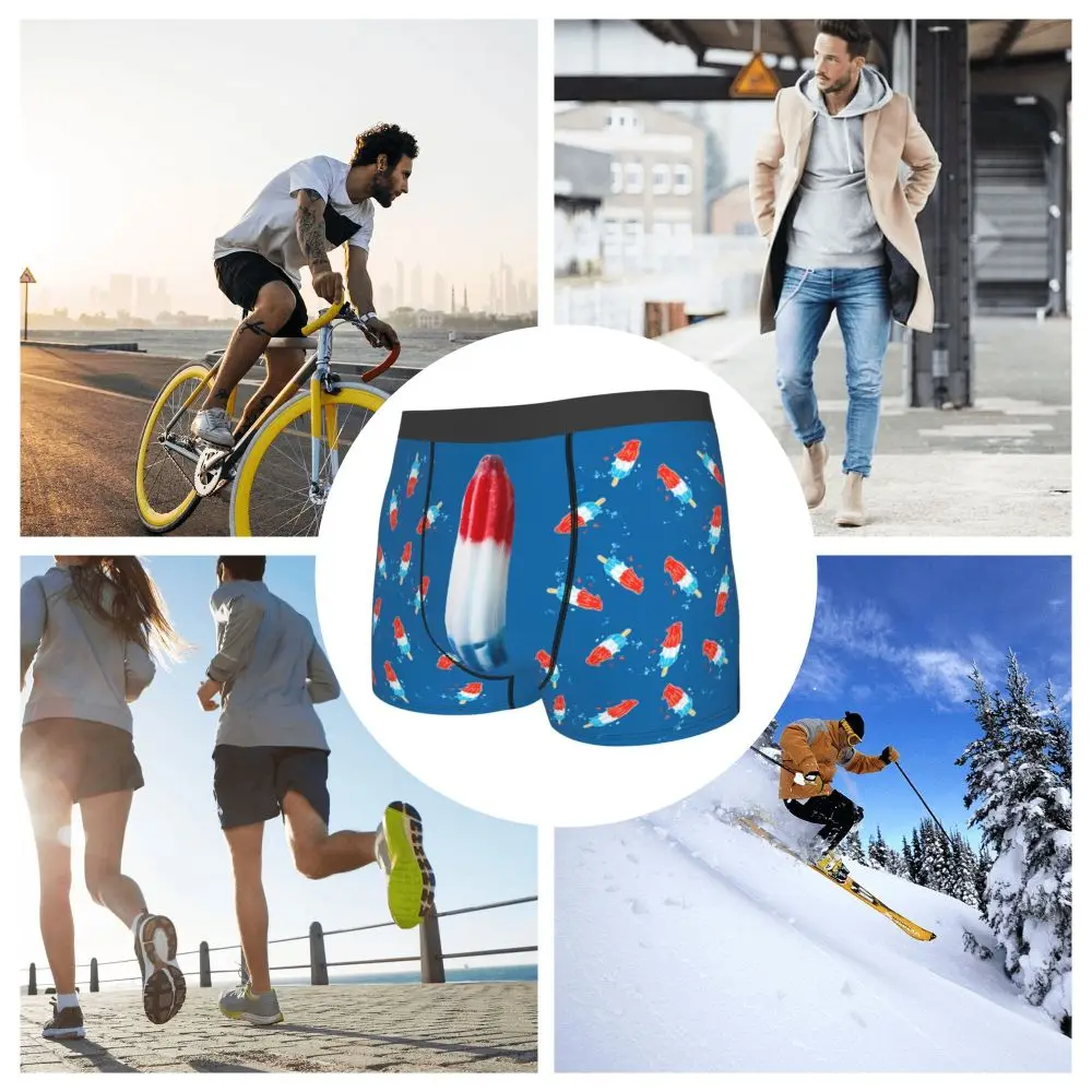 Custom Carrot With Hearts Underwear Men Printed Personalized Custom Boxer Briefs Shorts Panties Breathable Underpants