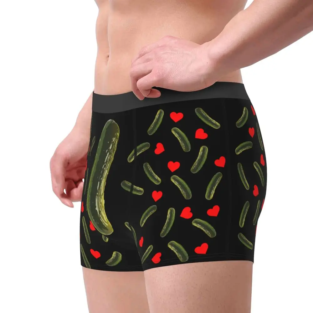 Custom Carrot With Hearts Underwear Men Printed Personalized Custom Boxer Briefs Shorts Panties Breathable Underpants