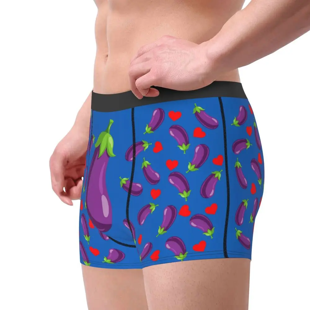 Custom Carrot With Hearts Underwear Men Printed Personalized Custom Boxer Briefs Shorts Panties Breathable Underpants