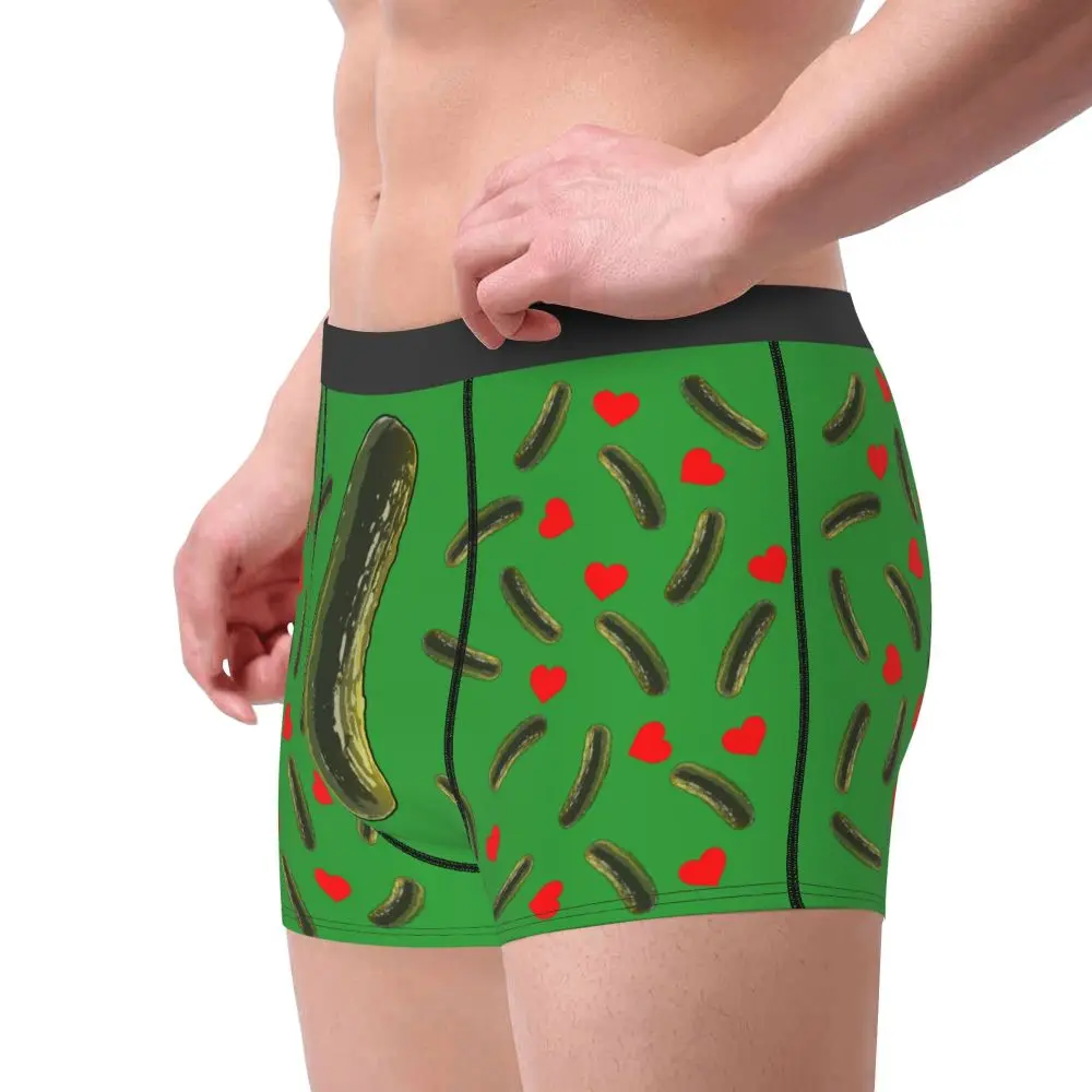 Custom Carrot With Hearts Underwear Men Printed Personalized Custom Boxer Briefs Shorts Panties Breathable Underpants