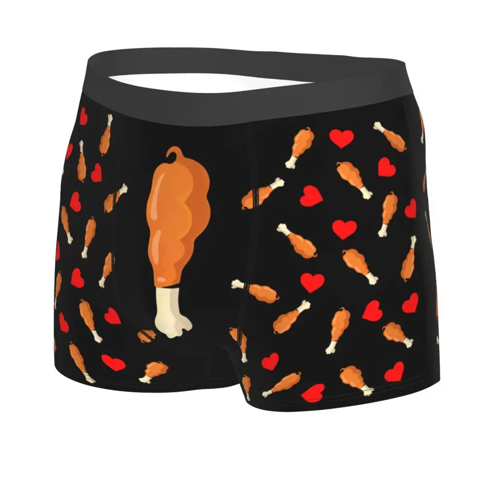 Custom Carrot With Hearts Underwear Men Printed Personalized Custom Boxer Briefs Shorts Panties Breathable Underpants