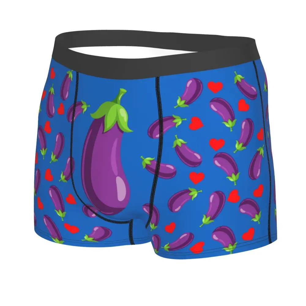 Custom Carrot With Hearts Underwear Men Printed Personalized Custom Boxer Briefs Shorts Panties Breathable Underpants