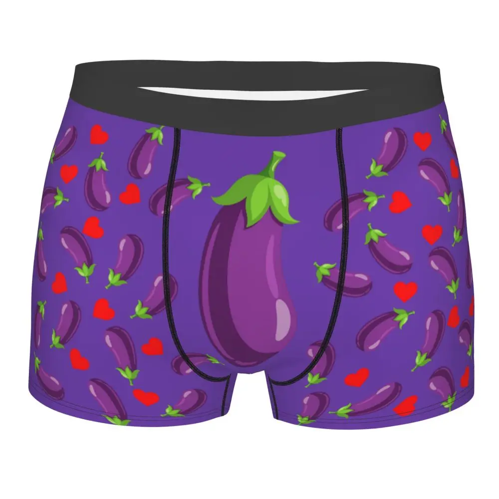 Custom Carrot With Hearts Underwear Men Printed Personalized Custom Boxer Briefs Shorts Panties Breathable Underpants
