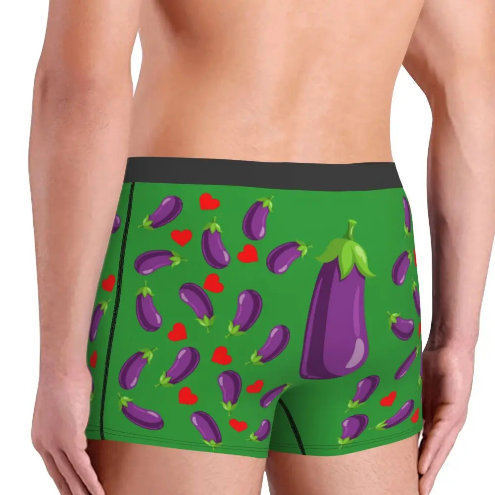 Custom Carrot With Hearts Underwear Men Printed Personalized Custom Boxer Briefs Shorts Panties Breathable Underpants