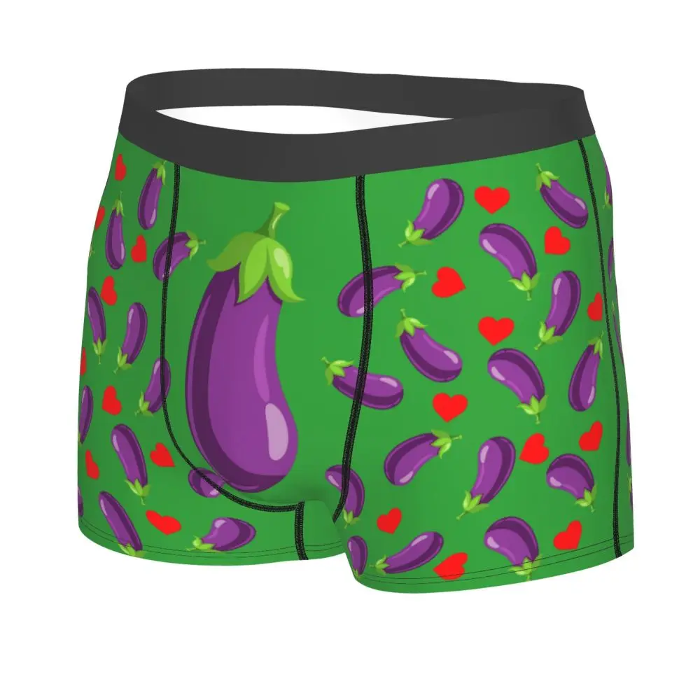 Custom Carrot With Hearts Underwear Men Printed Personalized Custom Boxer Briefs Shorts Panties Breathable Underpants