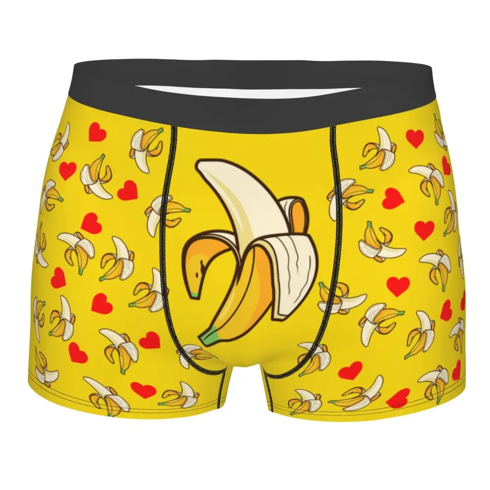 Custom Carrot With Hearts Underwear Men Printed Personalized Custom Boxer Briefs Shorts Panties Breathable Underpants