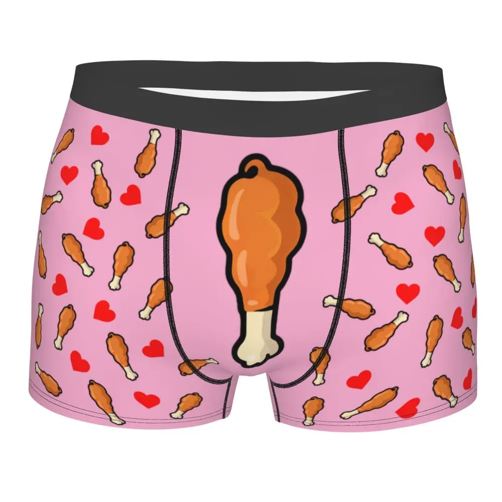 Custom Carrot With Hearts Underwear Men Printed Personalized Custom Boxer Briefs Shorts Panties Breathable Underpants