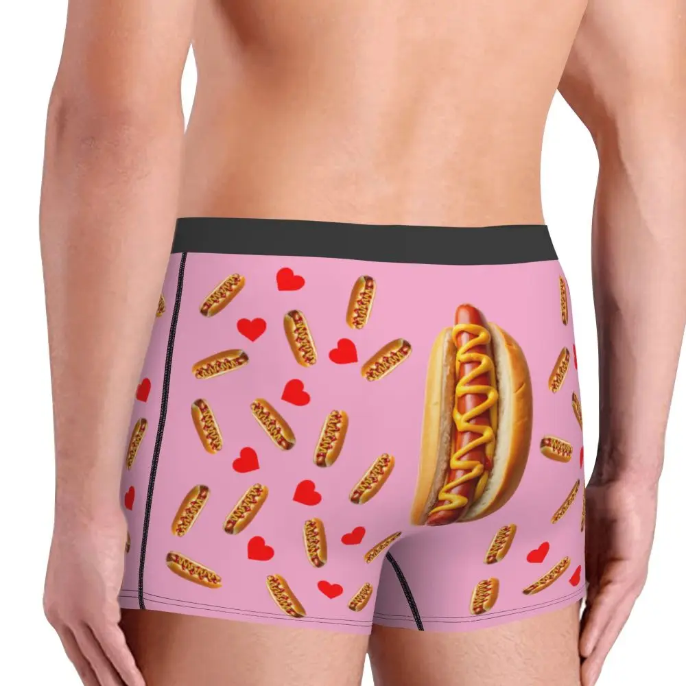 Custom Carrot With Hearts Underwear Men Printed Personalized Custom Boxer Briefs Shorts Panties Breathable Underpants