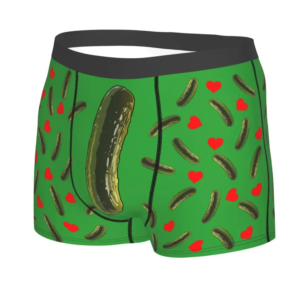 Custom Carrot With Hearts Underwear Men Printed Personalized Custom Boxer Briefs Shorts Panties Breathable Underpants