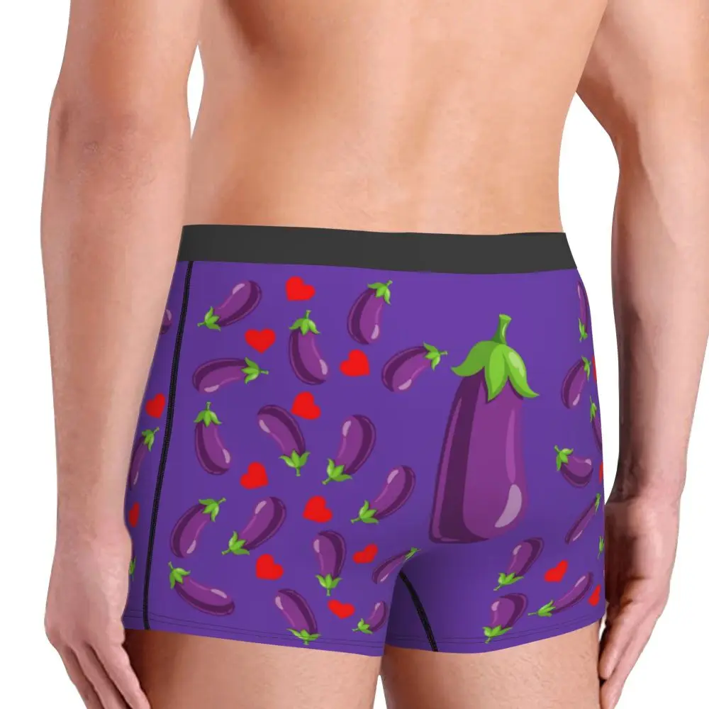 Custom Carrot With Hearts Underwear Men Printed Personalized Custom Boxer Briefs Shorts Panties Breathable Underpants