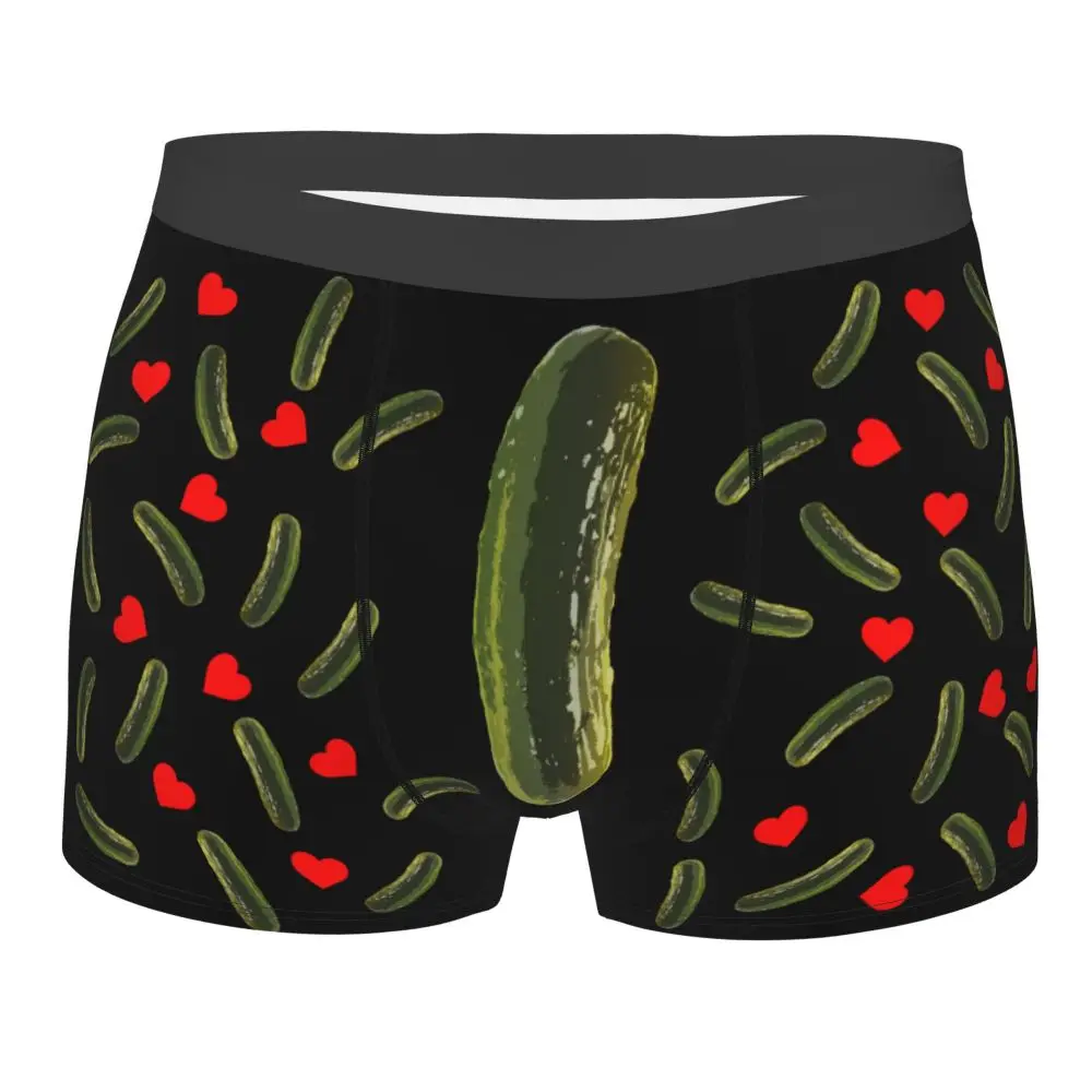 Custom Carrot With Hearts Underwear Men Printed Personalized Custom Boxer Briefs Shorts Panties Breathable Underpants