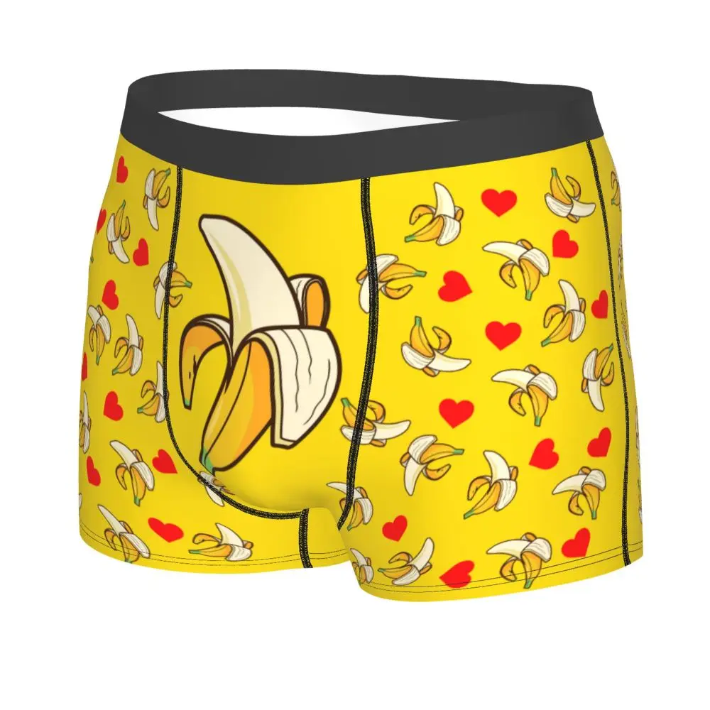 Custom Carrot With Hearts Underwear Men Printed Personalized Custom Boxer Briefs Shorts Panties Breathable Underpants