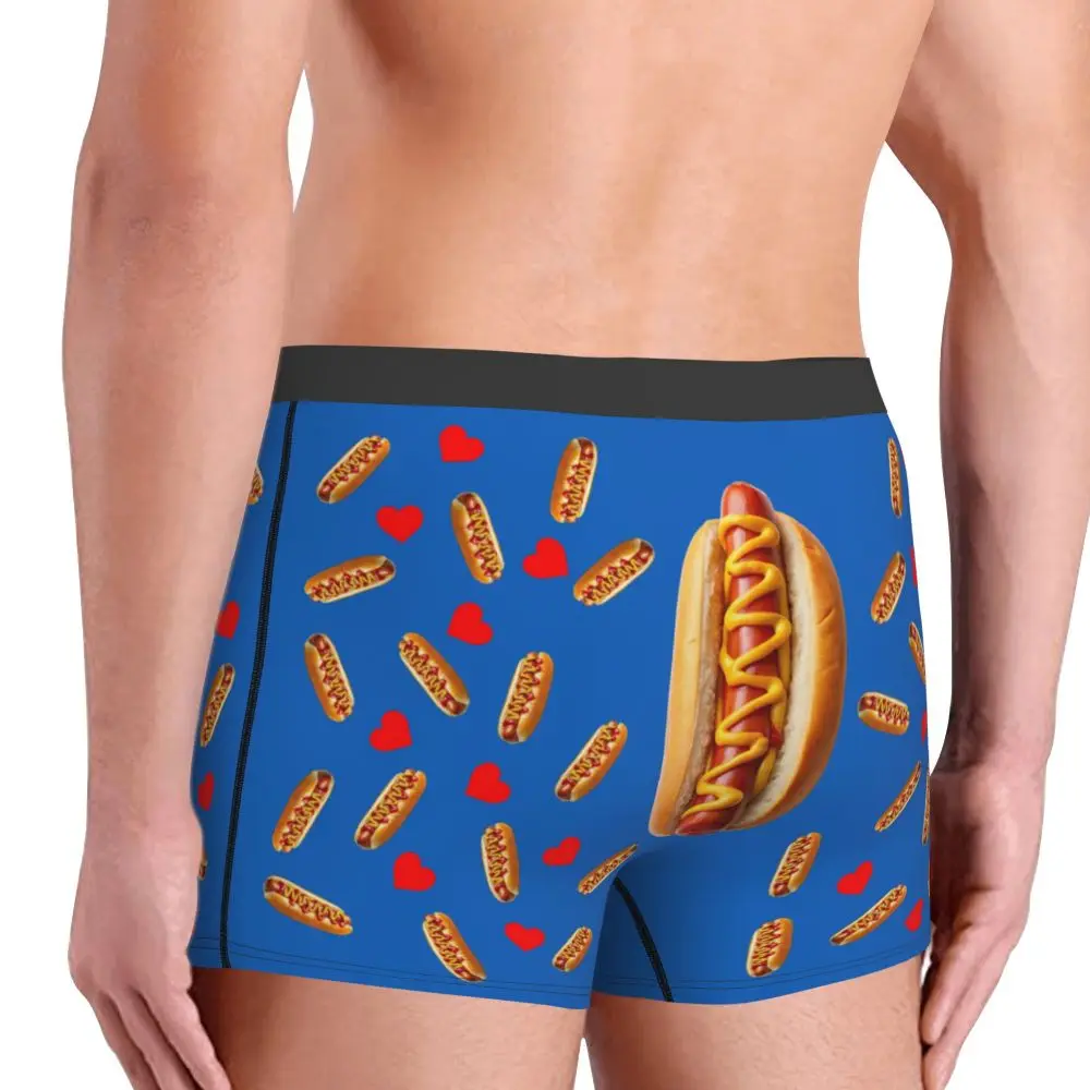 Custom Carrot With Hearts Underwear Men Printed Personalized Custom Boxer Briefs Shorts Panties Breathable Underpants