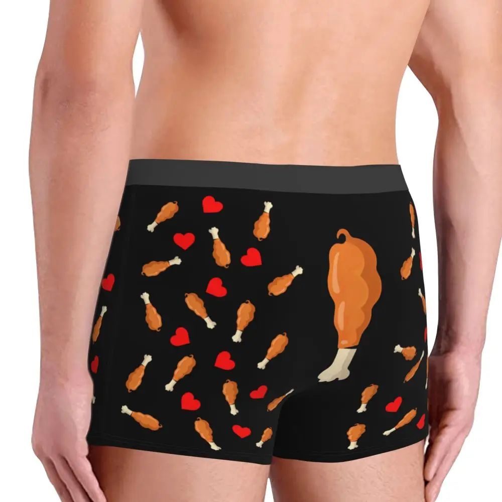 Custom Carrot With Hearts Underwear Men Printed Personalized Custom Boxer Briefs Shorts Panties Breathable Underpants