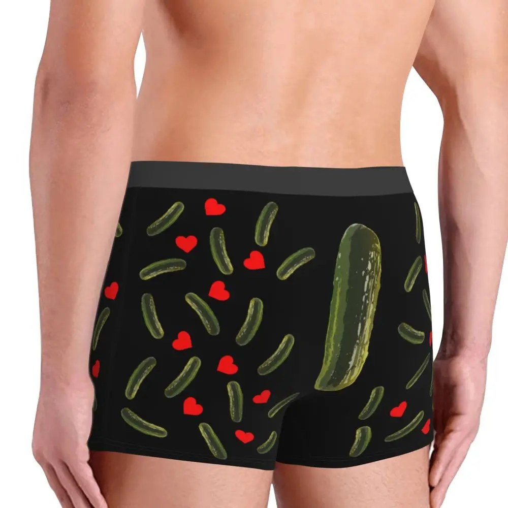Custom Carrot With Hearts Underwear Men Printed Personalized Custom Boxer Briefs Shorts Panties Breathable Underpants